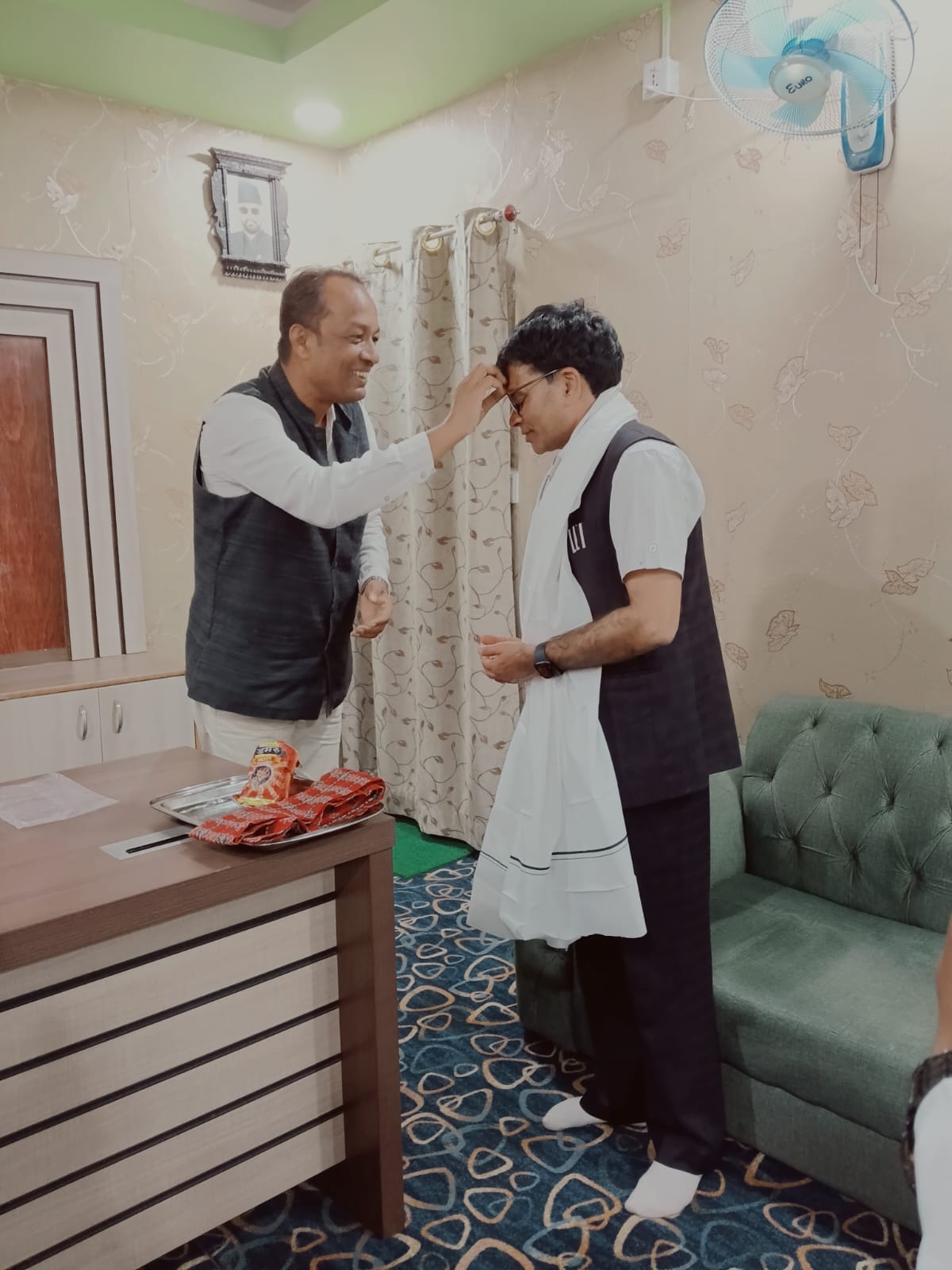 जिल्ला समन्वय अधिकारीको स्वागत कार्यक्रम